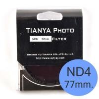 ราคา TIANYA Neutral Density ND 4 ND4 Filter 77mm. (000296)