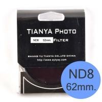 ราคา TIANYA Neutral Density ND 8 ND8 Filter 62mm. (000300)