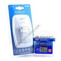ราคา Sanyo Charger 6Hr. + Eneloop AAx4 (NC-MQN09UTG-ER4) (000545)