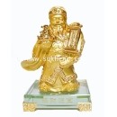 ราคา เทพเจ้าไฉ่ซื่งเอี้ยปางยืนสีทอง ขนาด 4 นิ้ว