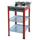 ราคา เตาแก๊ส 2 ชั้นเดี่ยว หน้าสเตนเลส ยี่ห้อไดน่าเฟรม