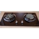 ราคา เตาแก๊สกระจก 2 หัวเตา แบบฝัง หัวเตาแก๊สอินฟาเรด Luckyflame รุ่น LBG-802I