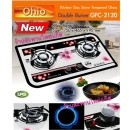 ราคา เตาฝังหน้ากระจก 2 หัวเตา รุ่น GFC-2120 (ยีห้อ OHIO)