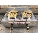 ราคา เตาทำขนมครกสิงค์โปร์/ขนมครกใบเตย จิ๋ว 2 หัวเตา- แก๊ส