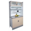 ราคา ตู้หน้าเรียบพร้อมตู้ลอยและตู้แพนตี้ ขนาด 1 เมตร รุ่น MP3-100DP