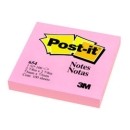 ราคา โพสต์-อิท โน้ต 3M สีชมพูพาสเทล654-PK 3x3''