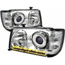 ราคา ไฟหน้าโปรเจคเตอร์ BENZ E-CLASS W124 85-96 ขาว มุมติด