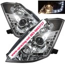 ราคา ไฟหน้าโปรเจคเตอร์ NISSAN 350Z 03-08 ขาว LED ยาว