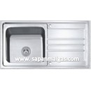 ราคา ซิ้งล้างจานแบบฝัง(อีฟ) EVE รุ่น RIO(ริโอ) 100/50 เซนติเมตร