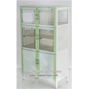 ราคา ตู้กับข้าว ขนาด 80 ซม. เคลือบอีพ็อกซี่ ประตูบานเกร็ด รุ่น CA203