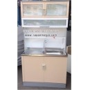 ราคา ตู้ครัวอ่างพร้อมตู้ลอยและตู้แพนตี้ ขนาด 1 เมตร รุ่น MP3-100JS