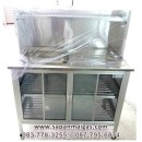 ราคา ซิ้งค์ล้างจานแบบมีตู้เก็บของ 1 เมตร พร้อมต่อด้านบน อลูมิเนียมทั้งตัว