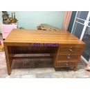 ราคา โต๊ะเก้าอี้นักเรียน โต๊ะทำงานไม้สัก kkw1-42