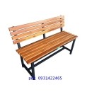 ราคา เก้าอี้สนาม ม้านั่งสนามไม้ระแนงหน้า 2นิ้ว มีพนักพิงหลัง ยาว 1.20เมตร kkw14-4