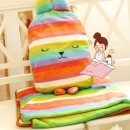 ราคา หมอนผ้าห่ม Craftholic Hawaii Rab : สีรุ้งอมส้ม