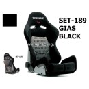 ราคา เบาะ BRIDE Gias หลังดำ ผ้าดำ (ตัวละ) (Taiwan)