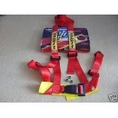 ราคา เข็มขัดRacingหัวเสียบ 2นิ้ว 4จุด รุ่นสแตนดาร์ด สีแดง SABELT