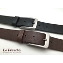 ราคา เข็มขัดหนังวัวแท้แผ่นเดียวสีดำหรือสีน้ำตาล ลายมุ้ง , ขนาด 1.3 นิ้ว - code 3W0019