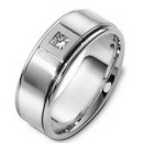ราคา แหวนทองคำขาว 18 k ฝั่งเพชร หนัก 0.10 ct