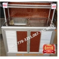 ราคา ตู้ซิ้งค์ล้างจานต่อบน 1 เมตร โฟเมก้าแท้ 100