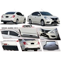 ราคา ชุดแต่งสเกิร์ตรอบคัน Nissan Almera IDEO นิสสันอัลเมร่า 2014 2015 2016 2017