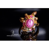 ราคา แหวนเต่าทับทิม นพเก้า DNRIS1522