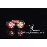 ราคา แหวนทับทิมลงยาDNRIS1649