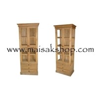ราคา เฟอร์นิเจอร์ไม้สัก(furniturt) ตู้โบราณไม้สัก แบบ4 ชั้น 3 ลิ้นชัก