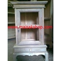 ราคา เฟอร์นิเจอร์ไม้สัก(furniture) ตู้,ตู้โชว์,ตู้โบราณ,ตู้โบราณไม้,ตู้โบราณไม้สักแบบเล็ก 2 ชั้น