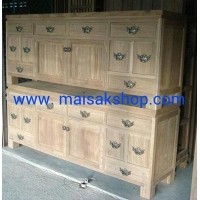 ราคา เฟอร์นิเจอร์ไม้สัก(Furniture) ตู้โชว์,ตู้วางทีวีไม้สักบานทึบ