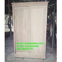 ราคา เฟอร์นิเจอร์ไม้สัก(Furniture) ตู้,ตู้เสื้อผ้าไม้, ตู้เสื้อผ้าไม้สักบานเลื่อน