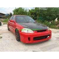 ราคา กันชนหน้า Civic EK 96-99 ทรง Backyard ไฟเบอร์กลาส