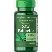 ราคา Puritan's Pride Saw Palmetto Extract 450mg. 100 capsules ผมร่วง ผมบางจากฮอร์โมนและกรรมพันธุ์