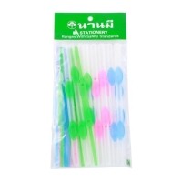 ราคา ลิ้นแฟ้มพลาสติก นานมี NM-222/P(แพ็คละ12ชุด)