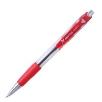 ราคา ปากกาลูกลื่น ตราม้า H-011หมึกแดง ด้ามสีแดง (1x50)