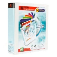 ราคา แฟ้ม3 ห่วงA4 สัน5.2 ซม.ตราช้าง9330V ปกดูราพลาส สีขาว