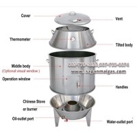 ราคา ถังอบเป็ด สแตนเลส ขนาด 80 ซม