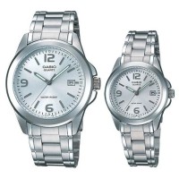 ราคา นาฬิกา Casio เซ็ทคู่ ชาย-หญิง Metal Fashion MTP-1215A-7ADF , LTP-1215A-7ADF