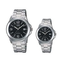 ราคา นาฬิกา Casio เซ็ทคู่ ชาย-หญิง Metal Fashion MTP-1215A-1ADF , LTP-1215A-1ADF