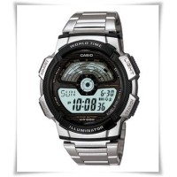 ราคา นาฬิกาข้อมือผู้ชาย Casio Standard World Time Map รุ่น AE-1100WD-1AVDF