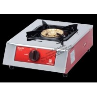 ราคา เตาแก๊สตั้งโต๊ะ หัวเตาเดียว ยี่ห้อลัคกี้เฟลม รุ่น HQ-101 หน้าสเตนเลส