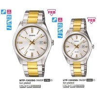 ราคา นาฬิกา Casio เซ็ทคู่ ชาย-หญิง MTP-1302SG-7AV,LTP-1302SG-7AV