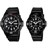 ราคา นาฬิกาข้อมือ คาสิโอ Casio รุ่น MRW-200H-1BVDF คู่ LRW-200H-1BVDF