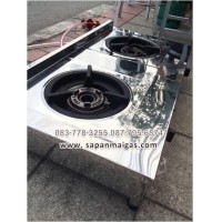 ราคา เตาแก๊สแรงดันสูง แบบตั้งโต๊ะ 2หัวเตา CHAMP