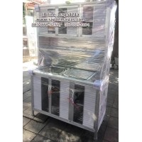 ราคา ตู้ครัวพร้อมซิ้งค์ล้างจานแสตนเลส 1 หลุมที่พัก 1.20 เมตร