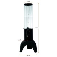 ราคา หลอดเบียร์ ขนาด 1.5 ลิตร ฐานดำขาเว้า