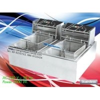 ราคา เตาทอดไฟฟ้าอ่างคู่ (อ่างละ 5.5 ลิตร) ยี่ห้อ Fry King รุ่น ET-ZL-2