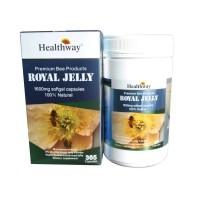 ราคา นมผึ้งเฮลเวย์ 6 เปอร์เซ็น Healthway Royal Jelly เข้มข้น 1600 mg HDA 6 เปอร์เซ็น 365 เม็ด