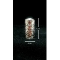 ราคา ขวดยาดมส้มโอมือ(โลหะเงินสลักลาย)