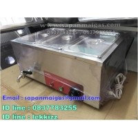 ราคา ถาดสแตนเลสอุ่นอาหาร 3 ช่อง ใช้ไฟฟ้า